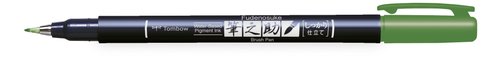 TOMBOW - ROTULADOR CALIGRAFIA FUDENOSUKE PUNTA DURA VERDE (Ref.WS-BH07)