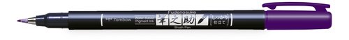 TOMBOW - ROTULADOR CALIGRAFIA FUDENOSUKE PUNTA DURA VIOLETA (Ref.WS-BH18)