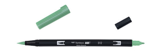 TOMBOW - ROTULADOR DOBLE PUNTA PINC. VERDE (Ref.ABT-312)