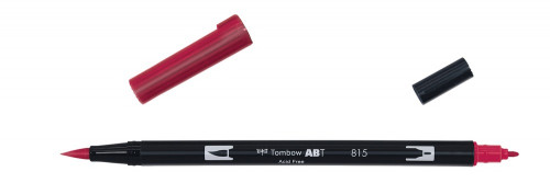 TOMBOW - ROTULADOR DOBLE PUNTA PINCEL COLOR CHERRY (Ref.ABT-815)