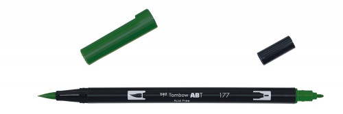 TOMBOW - ROTULADOR DOBLE PUNTA PINCEL COLOR DARK JADE (Ref.ABT-177)