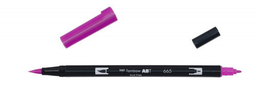 TOMBOW - ROTULADOR DOBLE PUNTA PINCEL COLOR PURPLE (Ref.ABT-665)