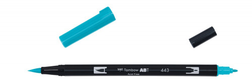 TOMBOW - ROTULADOR DOBLE PUNTA PINCEL COLOR TURQUOISE (Ref.ABT-443)