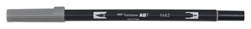 TOMBOW - ROTULADOR DOBLE PUNTA PINCEL GRIS FRIO 10 (Ref.ABT-N45)