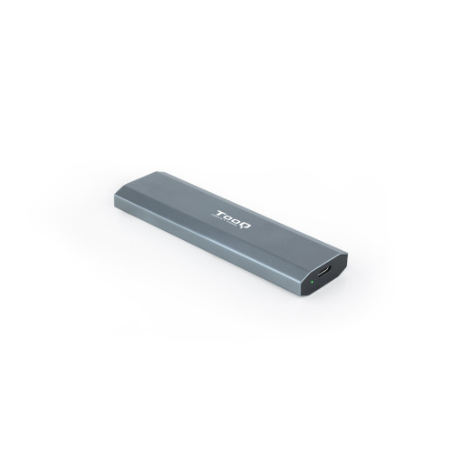 TOOQ - Caja Externa SSD M.2 NGFF/NVMe USB-C Gris (Ref.TQE-2223G)