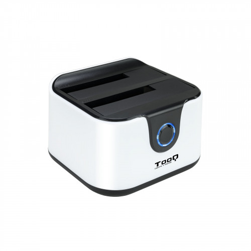 TOOQ - DOCK STATION SATA 2.5/3.5 A USB 3.0 CLONE OTB NEGRO-BLANCO (Ref.TQDS-802BW)