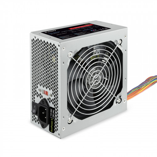 TOOQ - unidad de fuente de alimentación 500 W 24-pin ATX ATX Plata (Ref.TQEP-500S-INT)