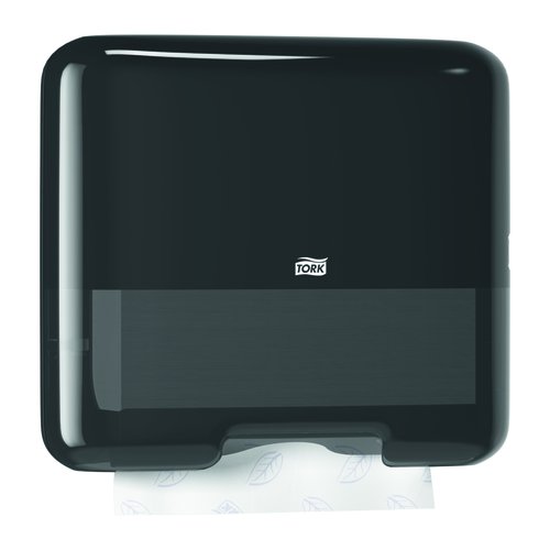 TORK - TOALLERO MINI PARA TOALLA PLEGADA EN V PLASTICO NEGRO (Ref.553108)