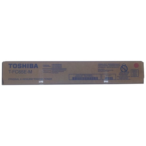 TOSHIBA - Toner MAGENTA e-STUDIO5540c/6540c/6550c (1 bote) Duracion 29500 paginas (Ref.T-FC65EM)