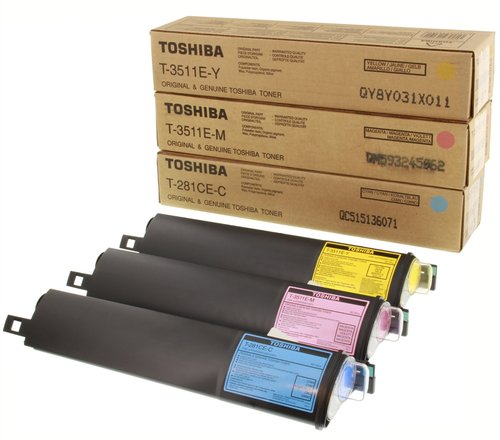 TOSHIBA - TONER T-281-CEY AMARILLO E-STUDIO 281C 351E 451E (2.000 PÁG.) (Ref.T281CEY)