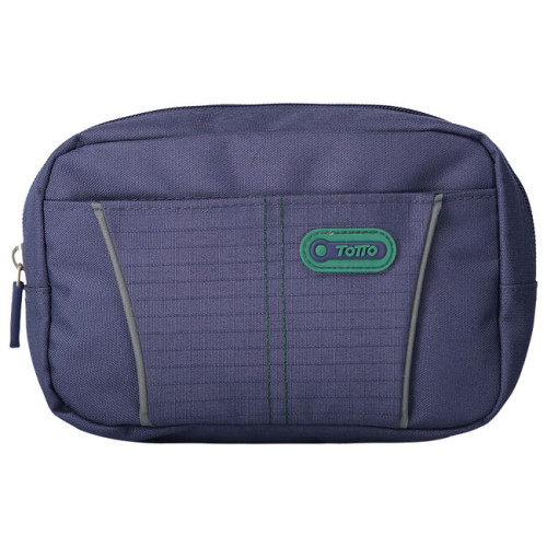TOTTO - ESTUCHE MODELO EATFIT DOS BOLSILLOS AZUL/GOMAS GRISES (Ref.AC52KLA002-1910Z-Z3I)