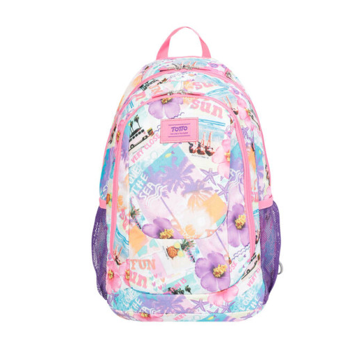 TOTTO - MOCHILA JUVENIL ESO Y BACHILLERATO MULTIUSOS ROSA SEA (Ref.MA04SUP002-2010G-9SW)