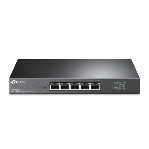 TP-LINK - Conmutador de escritorio multigigabit de 5 puertos RJ45 2.5G. Caja de acero para escritorio (Ref. TL-SG105-M2 )