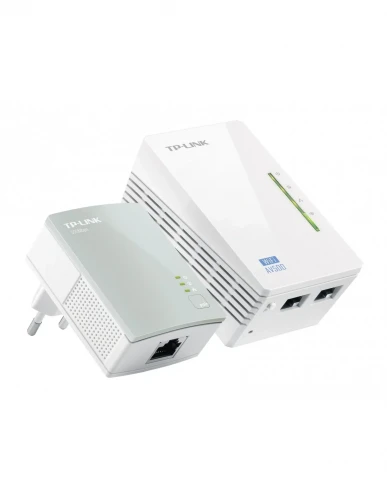 TP-LINK - KIT EXTENSOR POWERLINE WIFI AV600 A 300MBPS 1x TL-WPA4220 + 1x TL-PA4010 (Ref.TL-WPA4220 KIT)