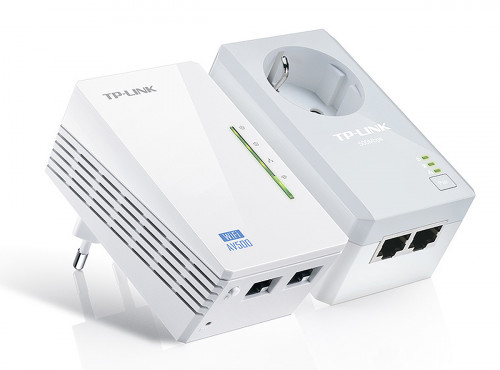 TP-LINK - KIT POWERLINE WI-FI AV600, QUALCOMM, 300MBPS EN 2.4GHZ, 600MBPS POWERLINE, HOMEPLUG AV, 2 PUERTOS 10/100MBPS, WI-FI CLONE, TWIN PACK ( 1* TL-PA4020P & 1* (TL-WPA4220) (Ref.TL-WPA4226 KIT)