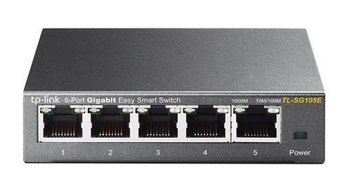 TP-LINK - SWITCH INTELIGENTE SENCILLO GIGABIT DE 5 PUERTOS (Ref.TL-SG105E)