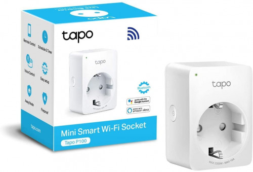 TP-LINK - Tapo P100 enchufe inteligente 2300 W Blanco (Ref.TAPO P100)