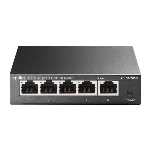 TP-LINK - No administrado L2 Gigabit Ethernet (10/100/1000) Negro (Ref.TL-SG105S)