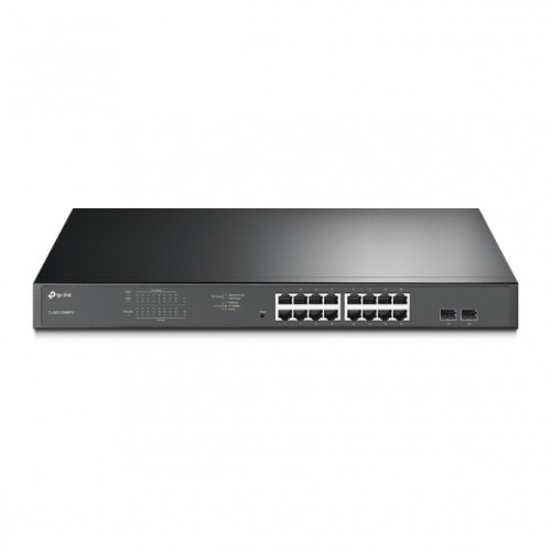 TP-LINK - Gestionado Gigabit Ethernet (10/100/1000) Energía sobre Ethernet (PoE) Negro (Ref.TL-SG1218MPE)