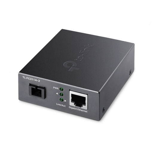 TP-LINK - convertidor de medio 1000 Mbit/s Negro (Ref.TL-FC311A-2)