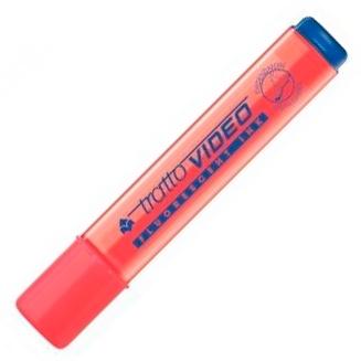 TRATTO - VIDEO MARCADOR FLUORESCENTE ROJO -12U- (Ref.F830206)