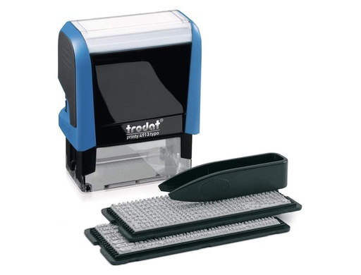 TRODAT - IMPRENTILLA PRINTY TYPOMATIC 4913 (SELLO ent.AUT. 58x22 mm + TIPOS 6003 y 6004) (Ref.4913 TYPO)