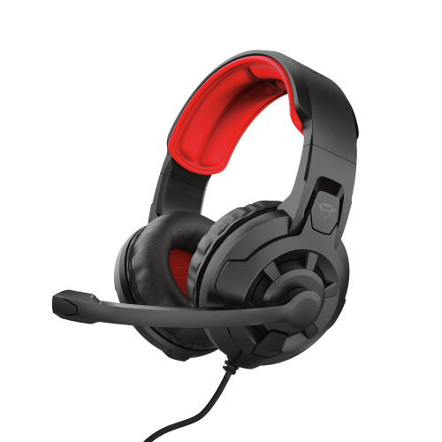 TRUST - AURICULAR RADIO GXT411 GAMING CON MICROFONO AJUSTABLE LONGITUD CABLE 1 MT COLOR NEGRO (Ref.24076)
