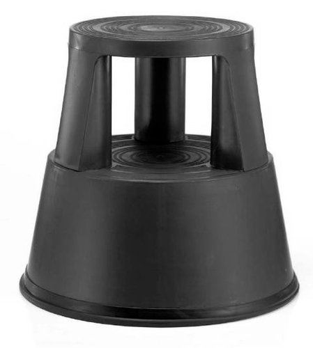 TWINCO - TABURETE TWIN LIFT 2 PELDAÑOS CON RUEDAS NEGRO (Ref.6000-1)