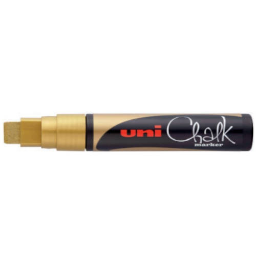 UNI-BALL - MARCADOR CHALK PWE-17K PIZARRA VERDE 15MM. ORO (Ref.222125000)