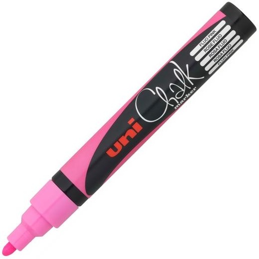 UNI-BALL - MARCADOR TIZA LIQUIDA CHALK MARKER PWE-5M 1,8-2,5 mm ROSA (Ref.264655000/140053000)