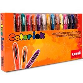 UNI-BALL - UNIBALL ESTUCHE ROLLERBALL SIGNO UM-12015P BASICO SURTIDO CAJA -15U- (Ref.182634333)