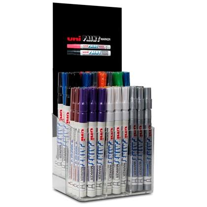 UNI-BALL - UNIBALL EXPOSITOR MARCADOR PERMANENTE PAINT MARKER PX-21/54P SURTIDO -54U- (Ref.182634276)