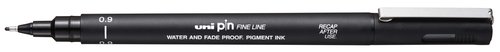 UNI-BALL - UNIBALL MARCADOR PERMANENTE CALIBRADOS PIN09-200(S) NEGRO -12U- (Ref.254706000)