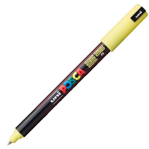 UNI-BALL - UNIBALL MARCADOR POSCA PC-1MR NO PERMANENTE PUNTA EXTRAFINA 0.7MM AMARILLO SOL (Ref.265355000)