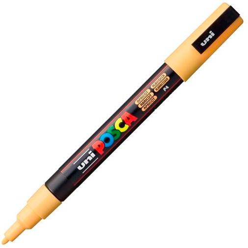 UNI-BALL - UNIBALL MARCADOR POSCA PC-3M PUNTA CÓNICA 0,9 - 1,3 MM ALBARICOQUE (Ref.263863000)
