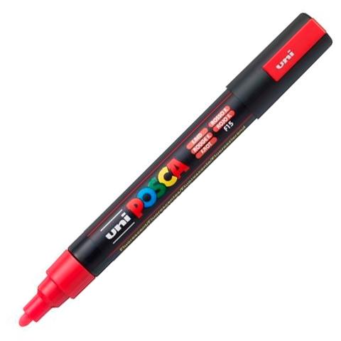 UNI-BALL - UNIBALL MARCADOR POSCA PC-5M FLUOR ROJO -12U- (Ref.198044000)