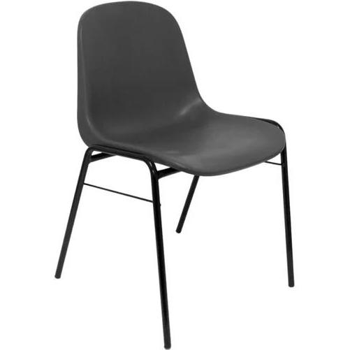 UNISIT - SILLA DE VISITA PLÁSTICO APILABLE PP GRIS (Ref.ESV)