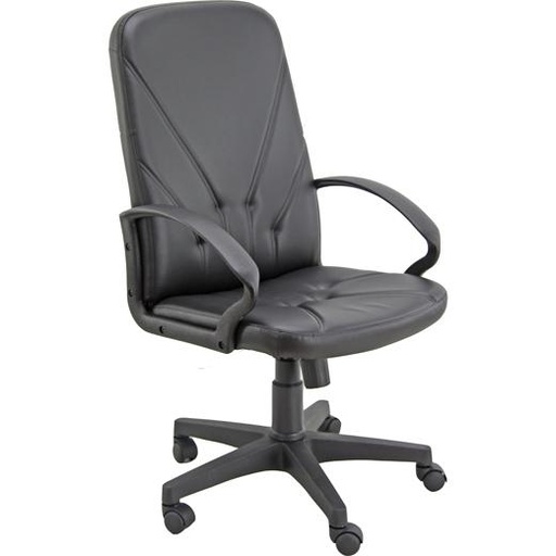 UNISIT - SILLÓN DIRECCIÓN SAONA CUERO NEGRO (Ref.DNP/KN)