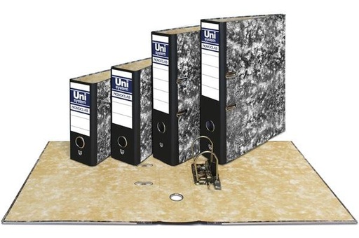 UNISYSTEM - NOVOCLAS ARCHIVADOR PALANCA 65MM A4 CARTÓN FORRADO NEGRO (Ref.93769)