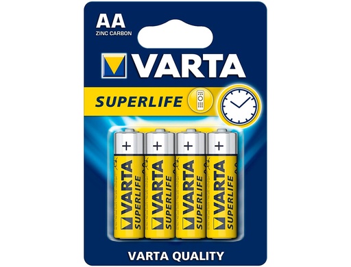 VARTA - PILA SALINA SUPERLIFE AA TIPO R-06 BLISTER DE 4 UNIDADES (Ref.AA-2006)