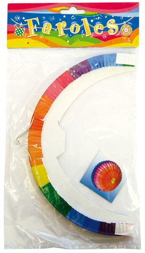 VERBENERA - FAROLES ESFERICO DECORADO SURTIDOS DIAM. 22CM PACK 12 UDS (Ref.61221)