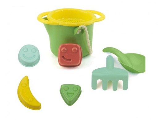 VIKINGTOYS - SET DE PLAYA ECOLINE ECOLOGICO Y RECICLABLE 7 PIEZAS (Ref.20-82041)