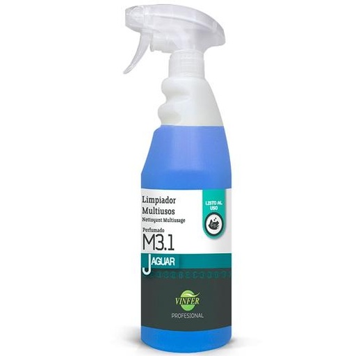 VINFER - LIMPIADOR JAGUAR M3.1 MULTIUSOS PERFUMADO AZUL 750ML (Ref.L451750011)