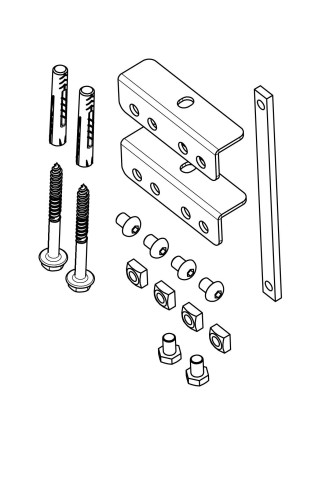 VOGEL'S - KIT DE SUJECCIÓN ADICIONAL / NEGRO (Ref.PFA9126)