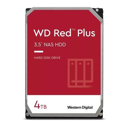 WESTERN DIGITAL ELEMENTS - Western Digital WD Red Plus 3.5" 4000 GB Serial ATA III (Canon L.P.I. 5,45€ Incluido) (Ref.WD40EFZX)