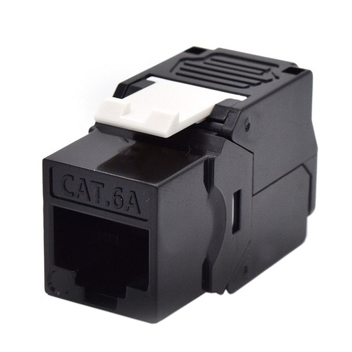 WP - Keystone Cat. 6a UTP RJ45/Hembra Negro (Ref.C-KEY-6AUP-TL/BL)