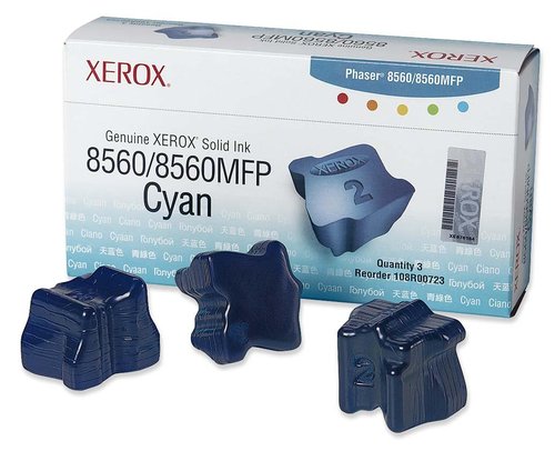 XEROX - CONSUM. TEKTRONIX PHASER 8560 CIAN 3 BARRAS TINTA SOLIDA (Ref.108R00723)