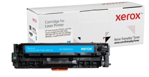 XEROX - Everyday Toner para HP 304A Color LaserJet CP2025(CC531A CRG118C GPR44C) Cian (Ref.006R03822)