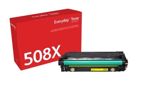 XEROX - TONER AMARILLO PARA HP LASERJET M553 508X (CF362X) (Ref.006R03681)