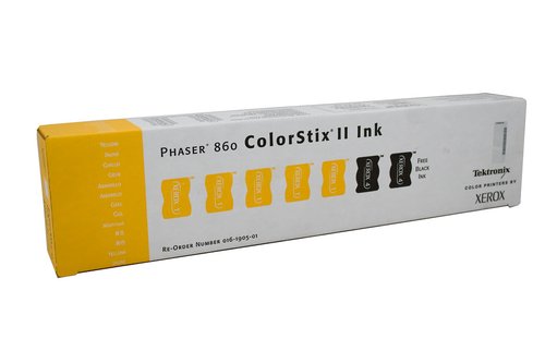 XEROX - Toner TEKTRONIX Phaser 860 5 ColorSTIX Amarillo + 2 Negro (Ref.16190501)